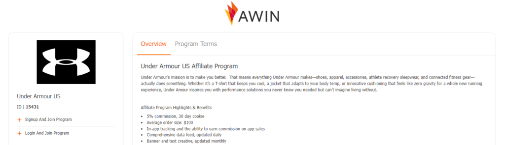 how-to-join-under-armour-affiliate-program-step-02