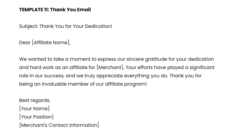 Thank-You-Email