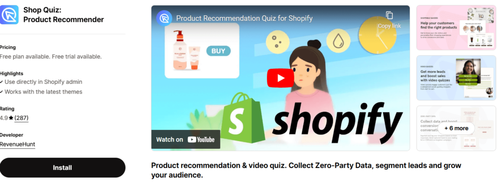 Shop-Quiz