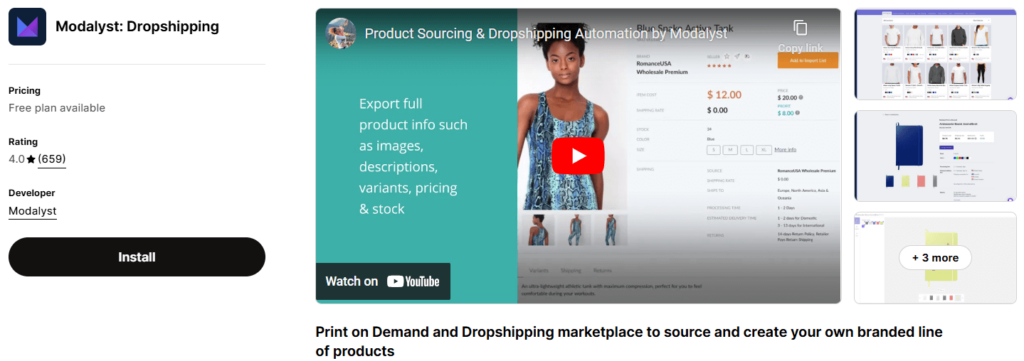 shopify-dropshipping-apps-modalyst