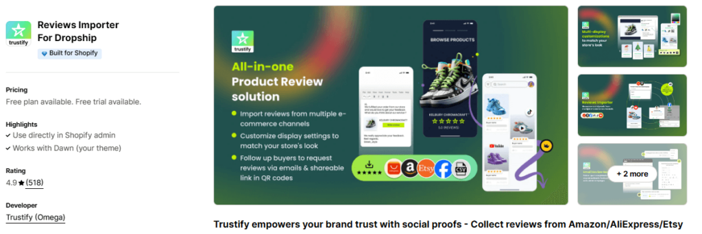 Shopify-review-apps-reviews-importer-dropship