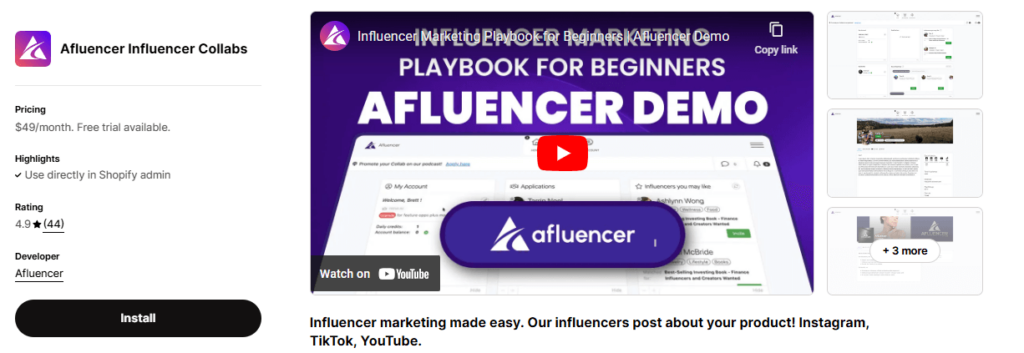 influencer-marketing-shopify-app-afluencer