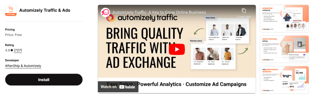 shopify-apps-to-increase-traffics-automizely-traffic-ads