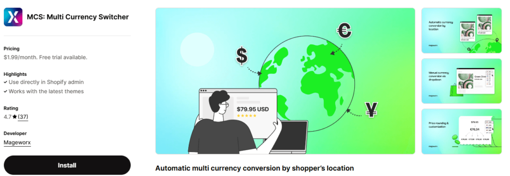 MCS-Multi-Currency-Switcher