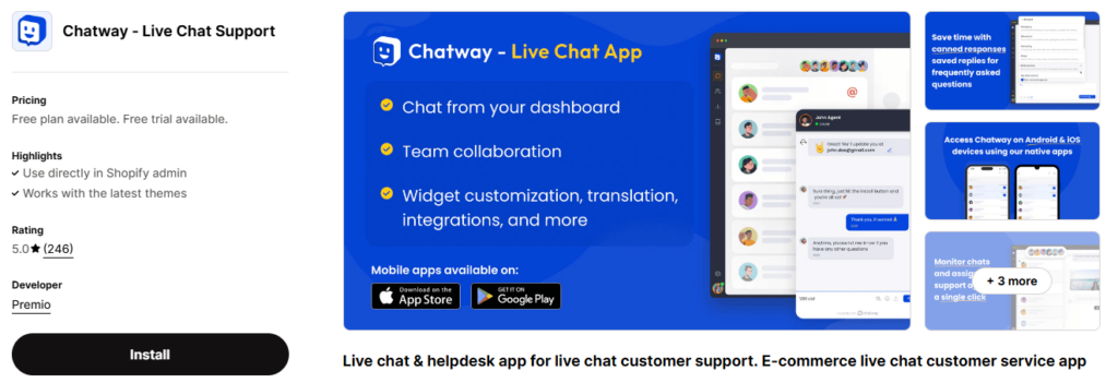 shopify-helpdesk-app-chatway