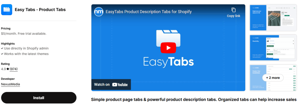 Easy-tabs-product-tabs 