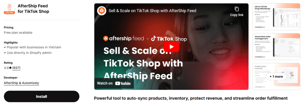 aftership-feed-for-tiktok-shop