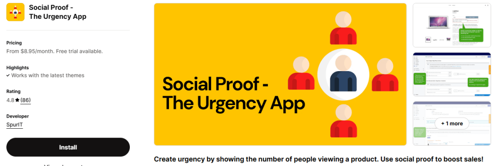 social-proof-the-urgency-app