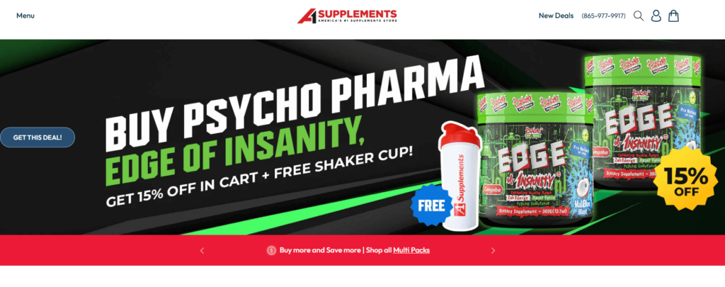 a1-supplements-homepage