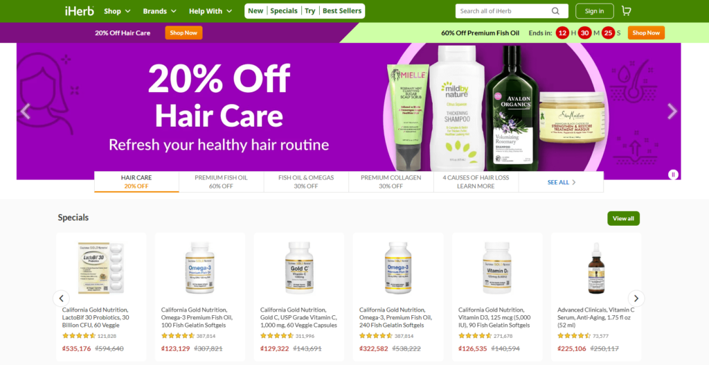 iherb-homepage