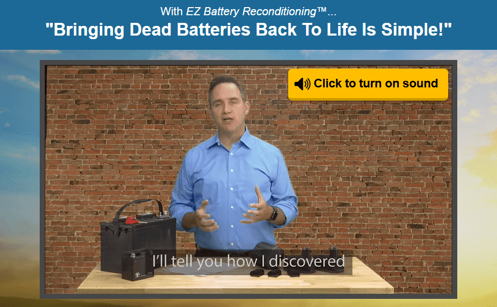 EZ-Battery-Reconditioning-homepage-with-a-guide-on-how-to-use-products