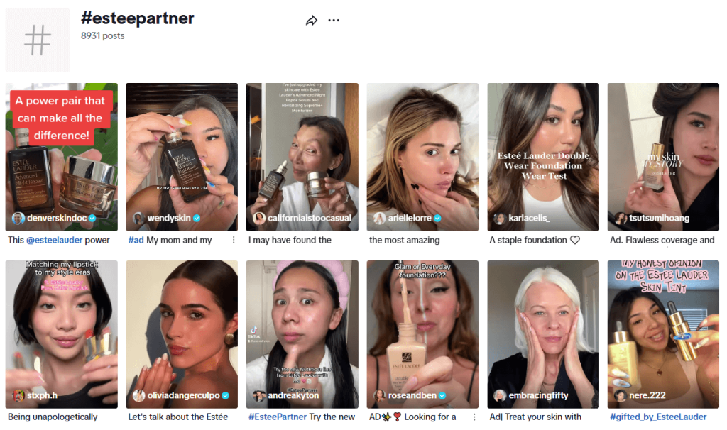 many-titkok-influencers-who-are-esteem-lauder-partner-making-short-videos-reviewing-beauty-products