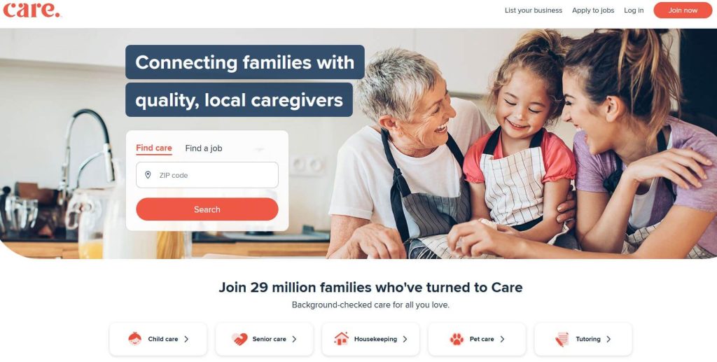 care-com-homepage