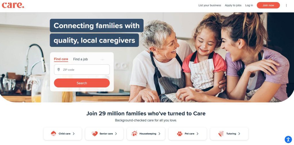 care-com-homepage