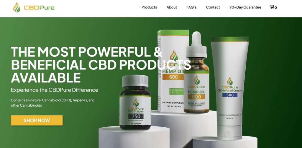 cbd-pure-homepage