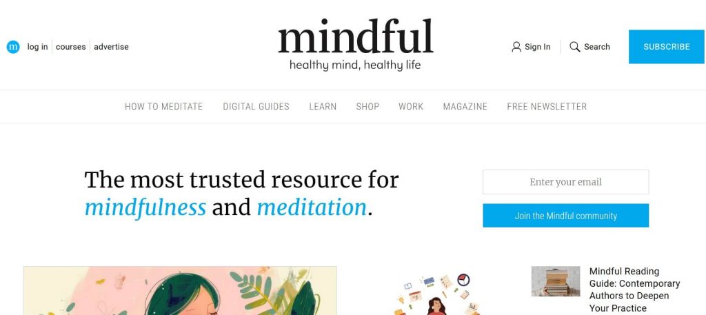 mindful-homepage