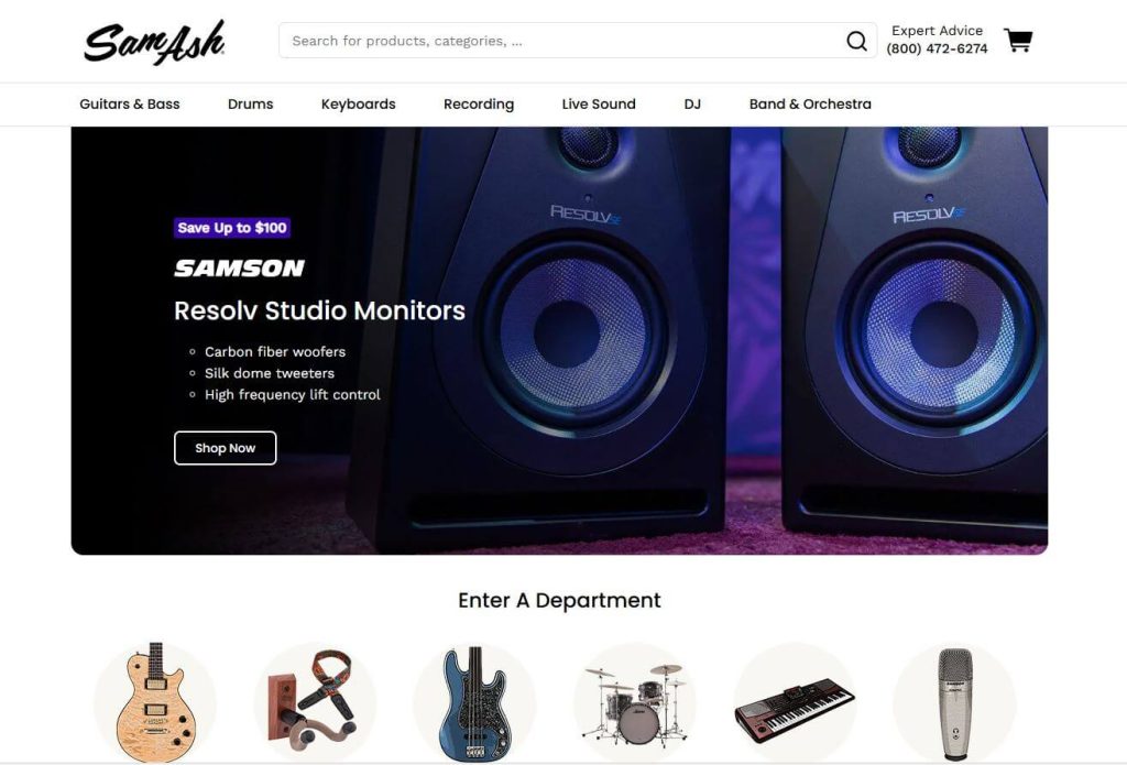 sam-ash-homepage