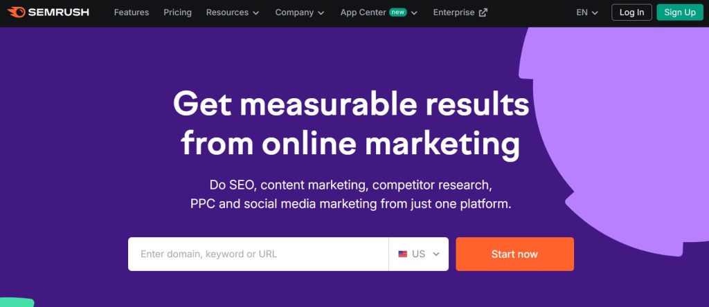 semrush-homepage