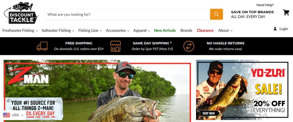 Discount-Tackle-homepage