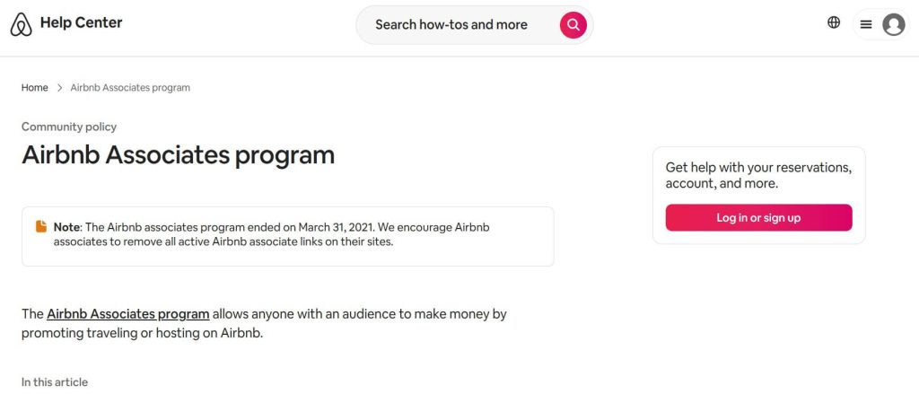 airbnb-associate-program-closed
