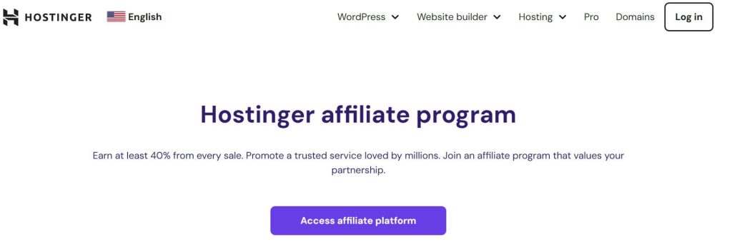 hostinger-web-design-affiliate-program