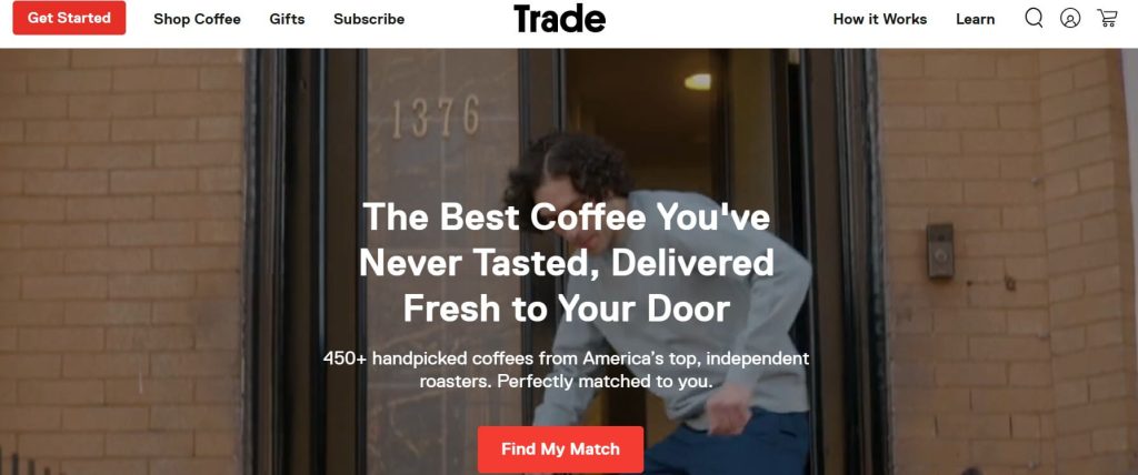 Trade-coffee-homepage