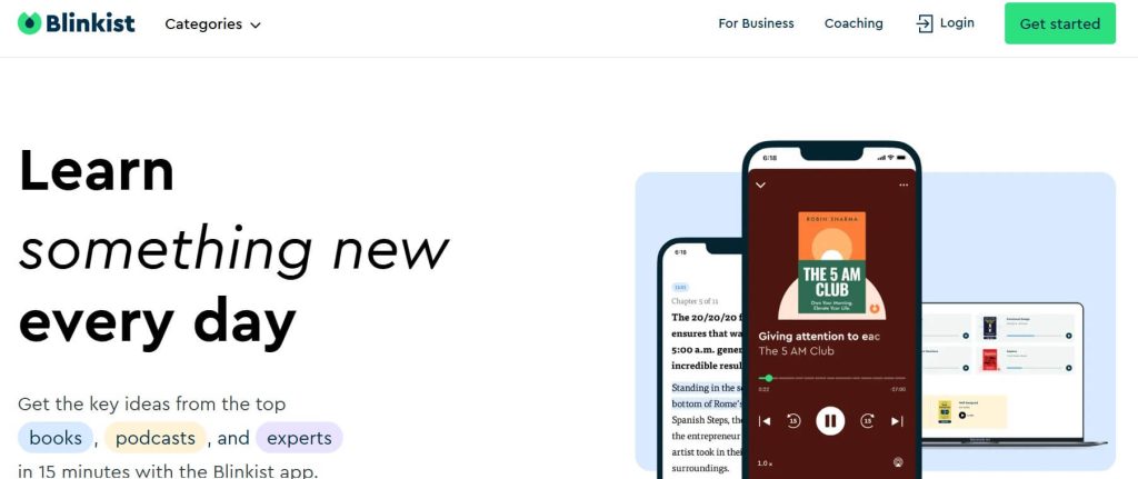 blinkist-homepage