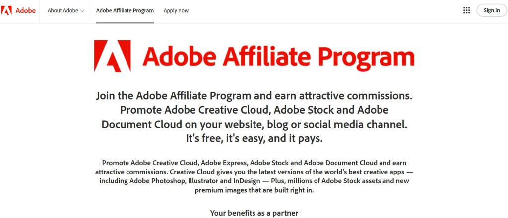 Adobe-affiliate-program