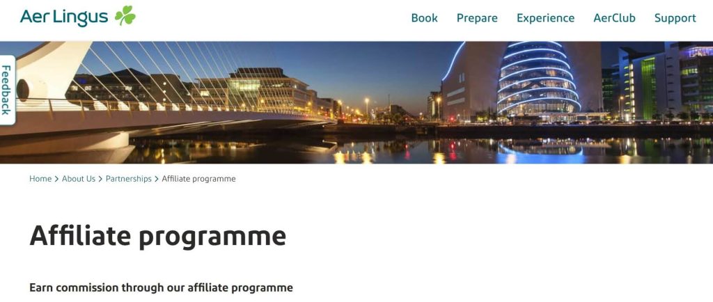 aer-lingus-Ireland-affiliate-program 