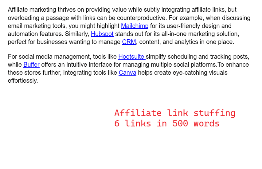 affiliate-link-stuffing