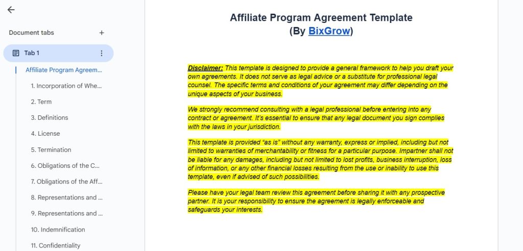 affiliate-contract-template