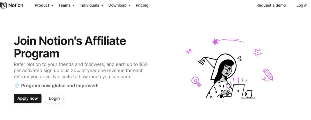 notion-affiliate-program-example